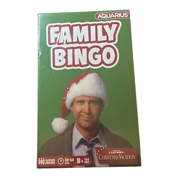 Aquarius Other - National Lampoon's Christmas Vacation Family Bingo Game Aquarius CS9617 New
